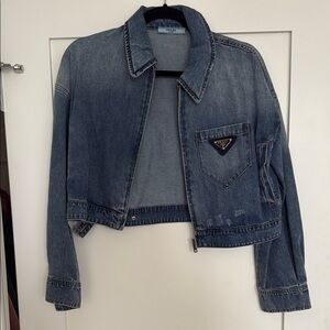 Prada Women's Blue Denim Jacket